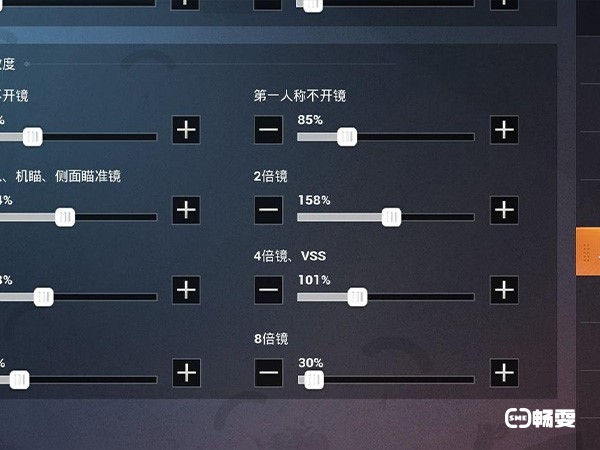 全局灵敏度荐使用中级灵敏度