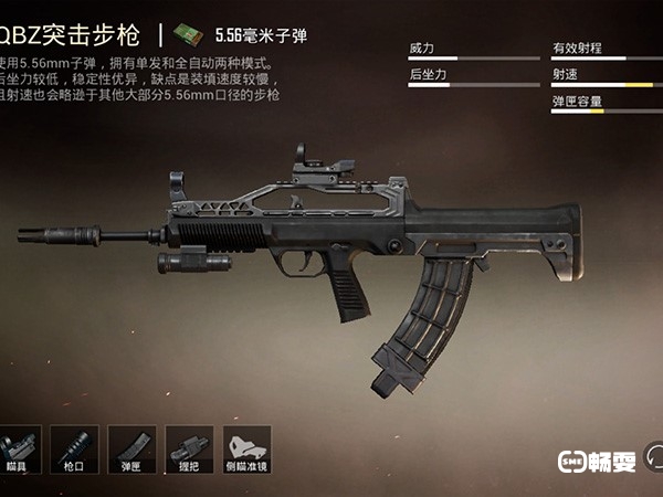 5.56mm类枪械QBU荣登榜首