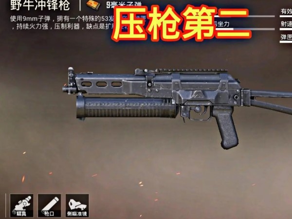 适合新手玩家的枪有M416和野牛冲锋枪